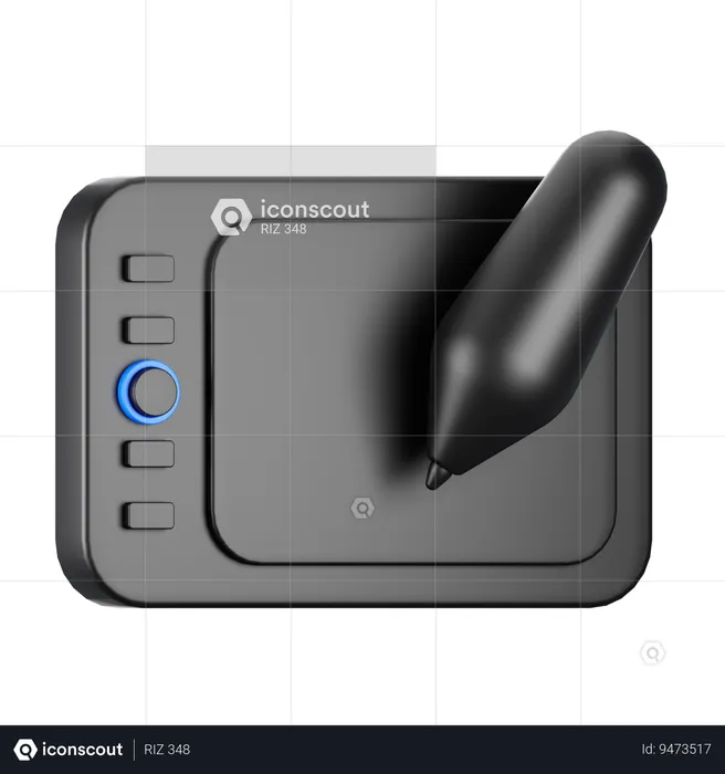 Pen tablet  3D Icon