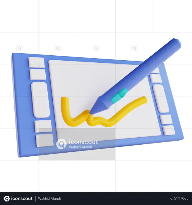 Pen Tablet  3D Icon