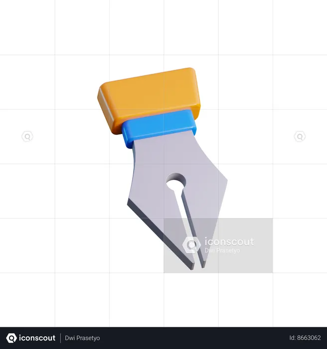 Pen Tool  3D Icon