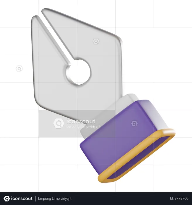 Pen Tool  3D Icon