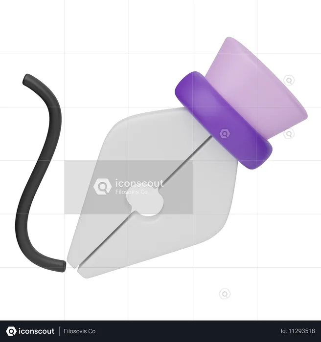 Pen Tool  3D Icon