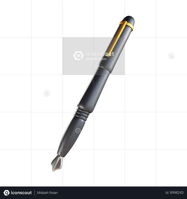 Pena Pen  3D Icon