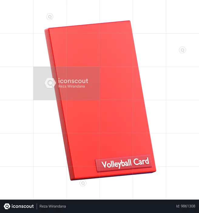 Penalty Card  3D Illustration