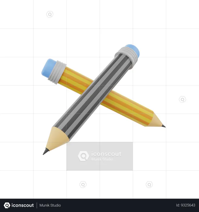 Pencil  3D Icon