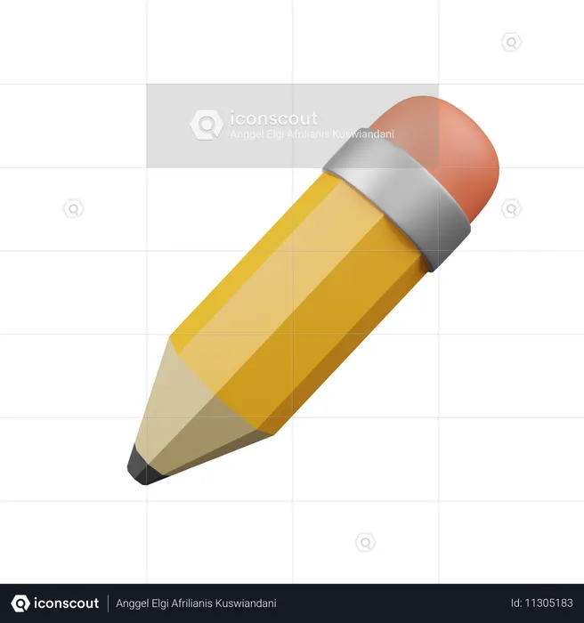Pencil  3D Icon