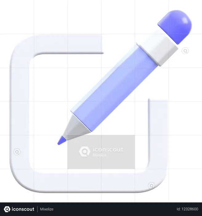 Pencil  3D Icon