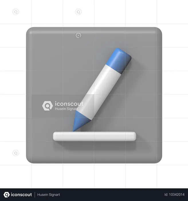 Pencil  3D Icon