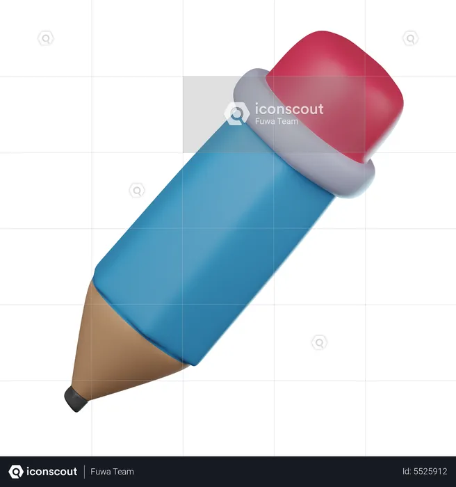 Pencil  3D Icon