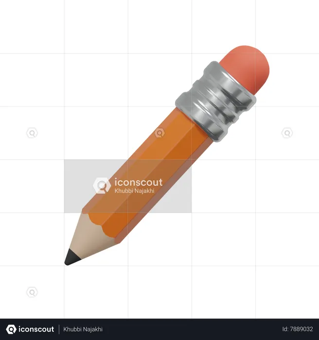 Pencil  3D Icon