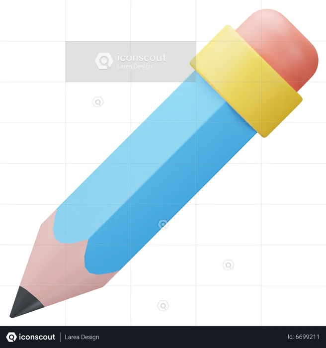 Pencil  3D Icon