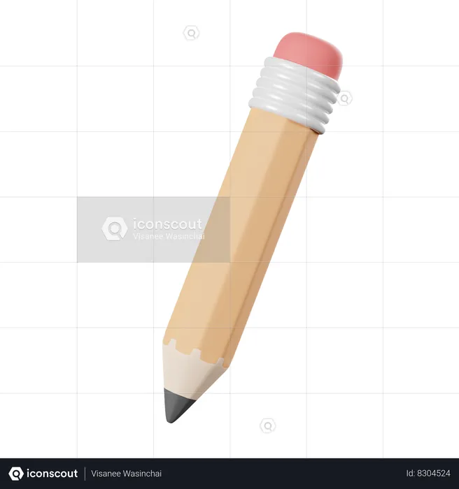 Pencil  3D Icon