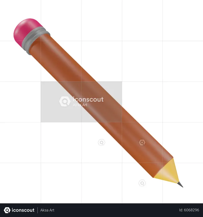 Pencil  3D Icon