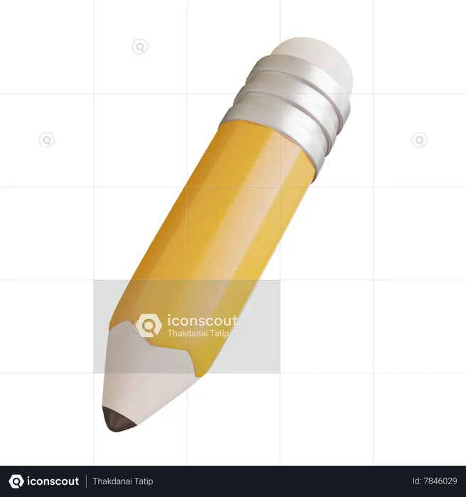 Pencil  3D Icon