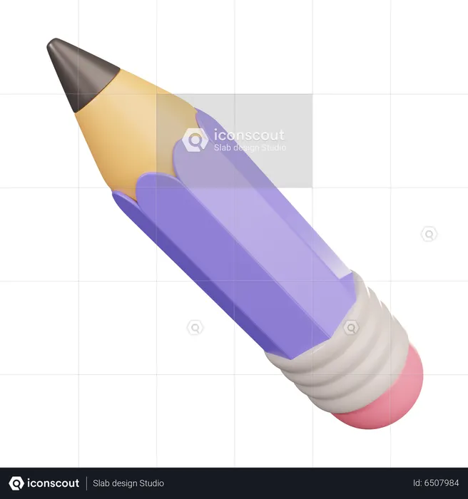 Pencil  3D Icon