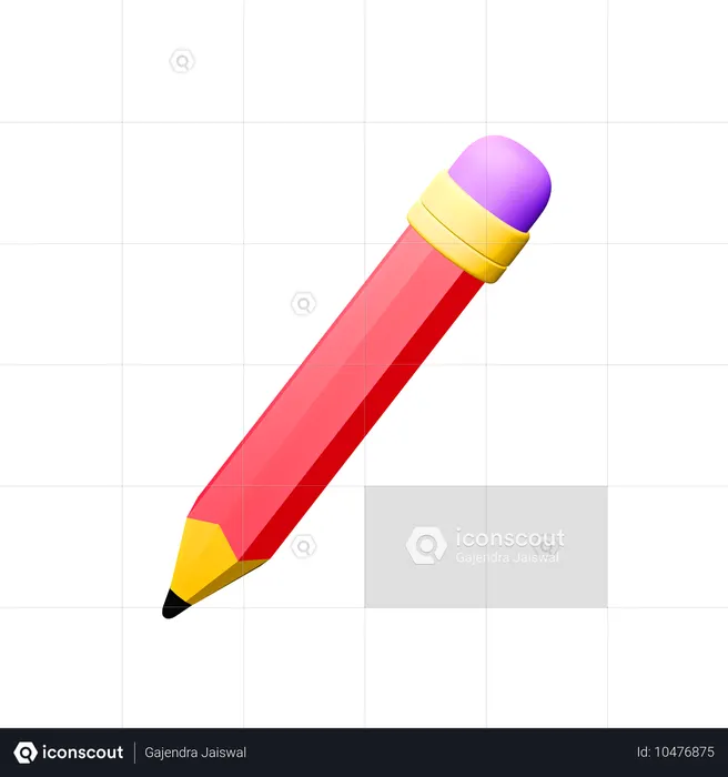 Pencil  3D Icon