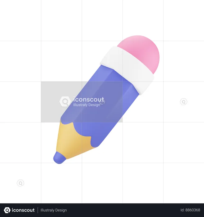 Pencil  3D Icon