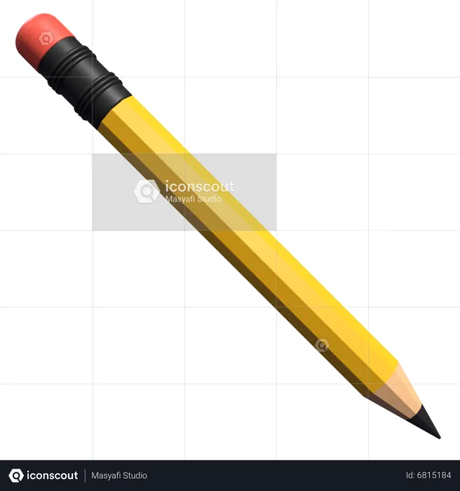 Pencil  3D Icon