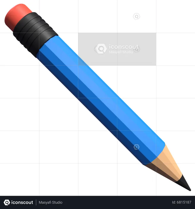 Pencil  3D Icon