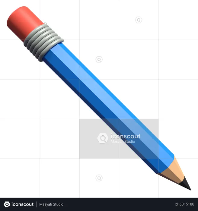 Pencil  3D Icon