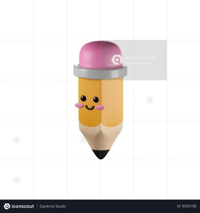 Pencil  3D Icon