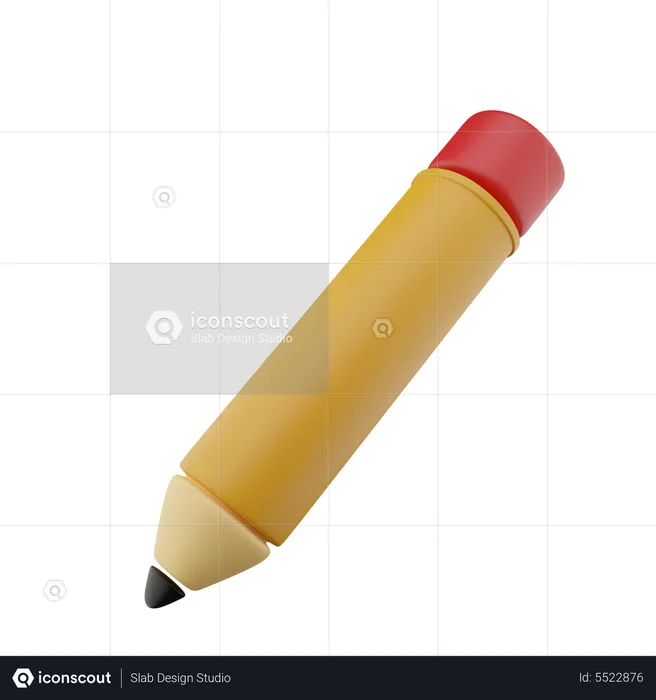 Pencil  3D Icon