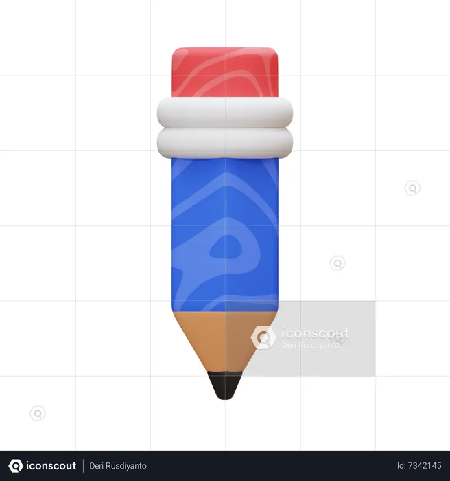 Pencil  3D Icon