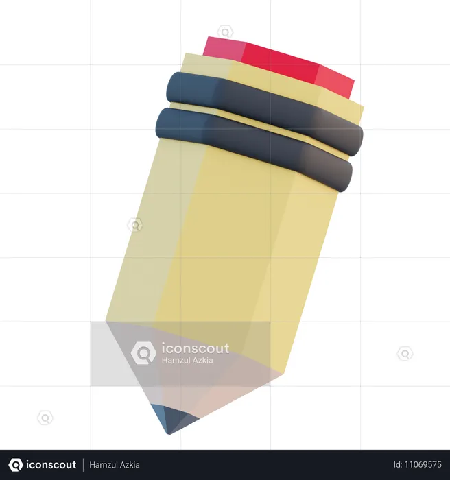 Pencil  3D Icon