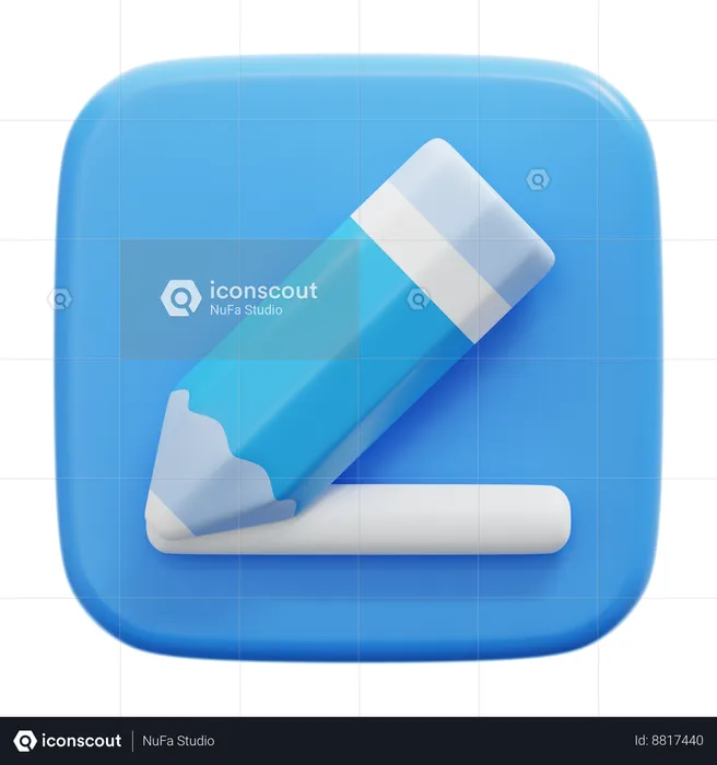 Pencil  3D Icon