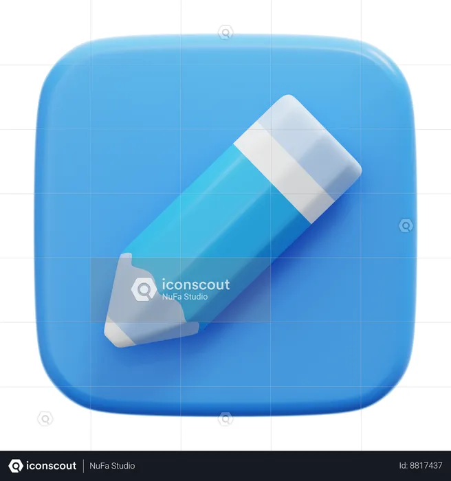 Pencil  3D Icon