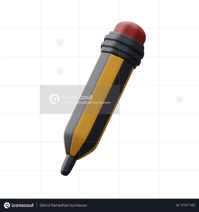 Pencil  3D Icon