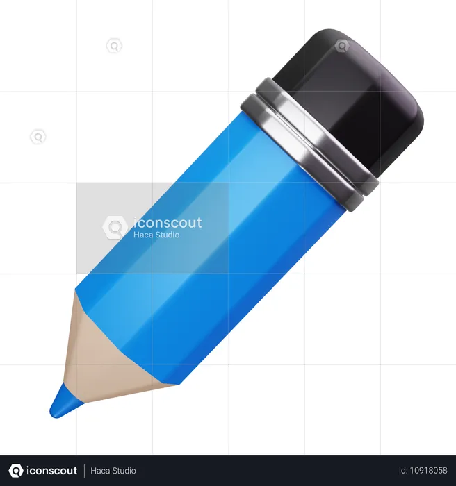 Pencil  3D Icon