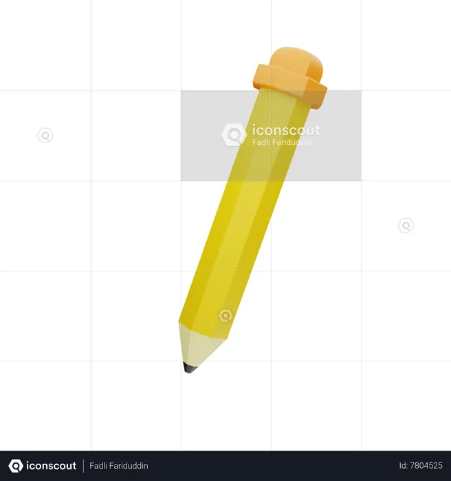 Pencil  3D Icon