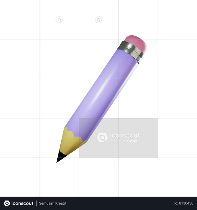 Pencil  3D Icon