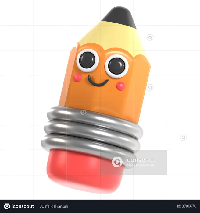 Pencil  3D Icon