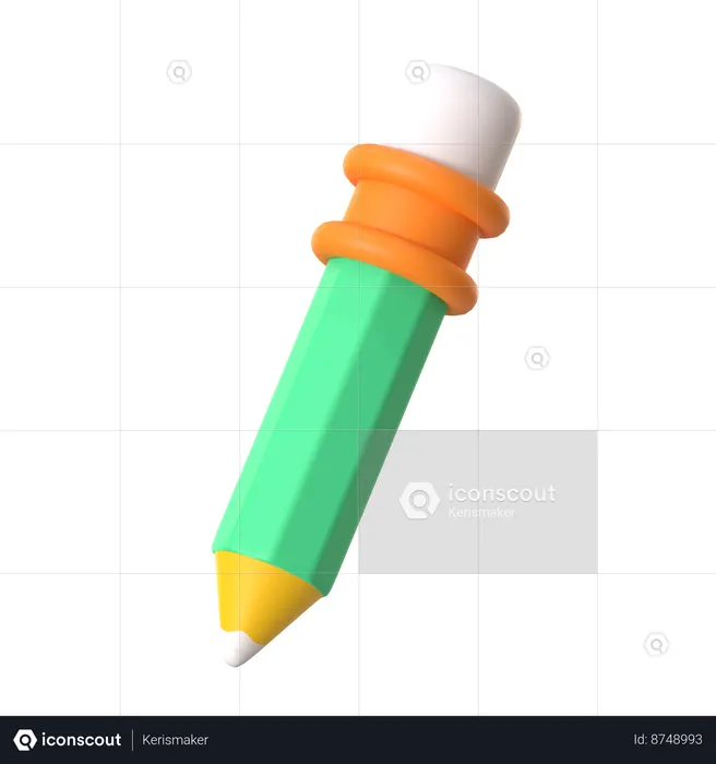 Pencil  3D Icon