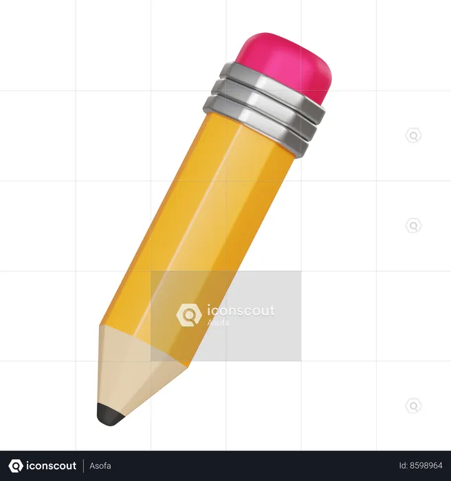 Pencil  3D Icon