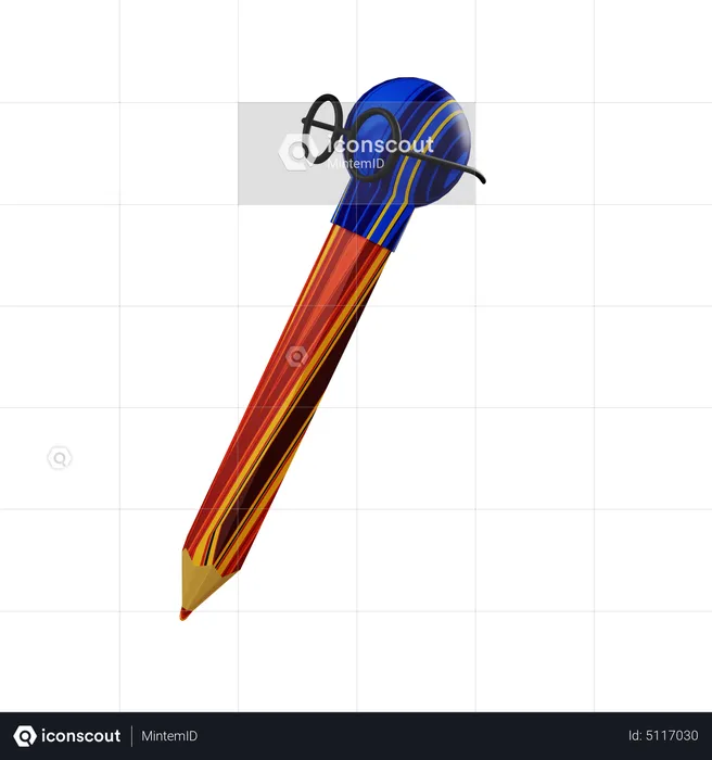 Pencil  3D Icon