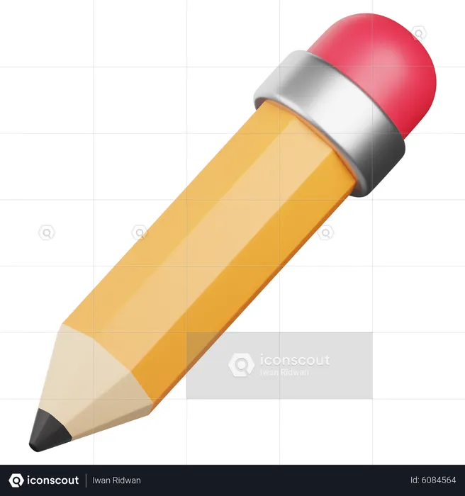 Pencil  3D Icon