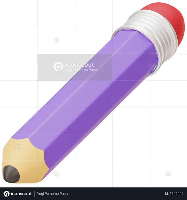 Pencil  3D Icon