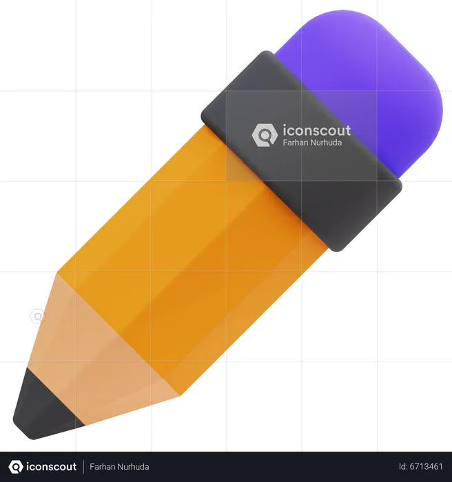 Pencil Tool  3D Icon