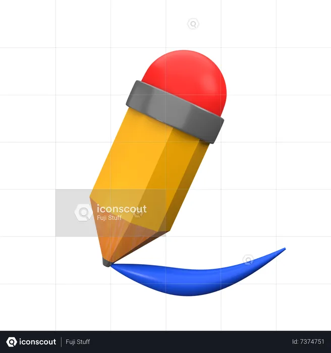 Pencil Tool  3D Icon