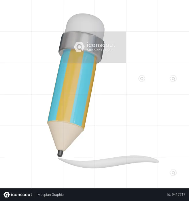 Pencil Tools  3D Icon