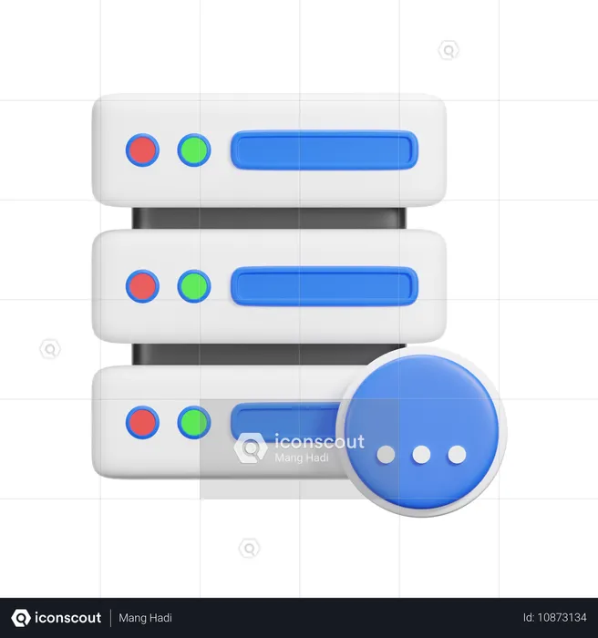Servidor pendiente  3D Icon