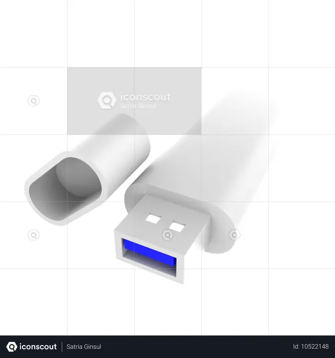 USB Stick  3D Icon