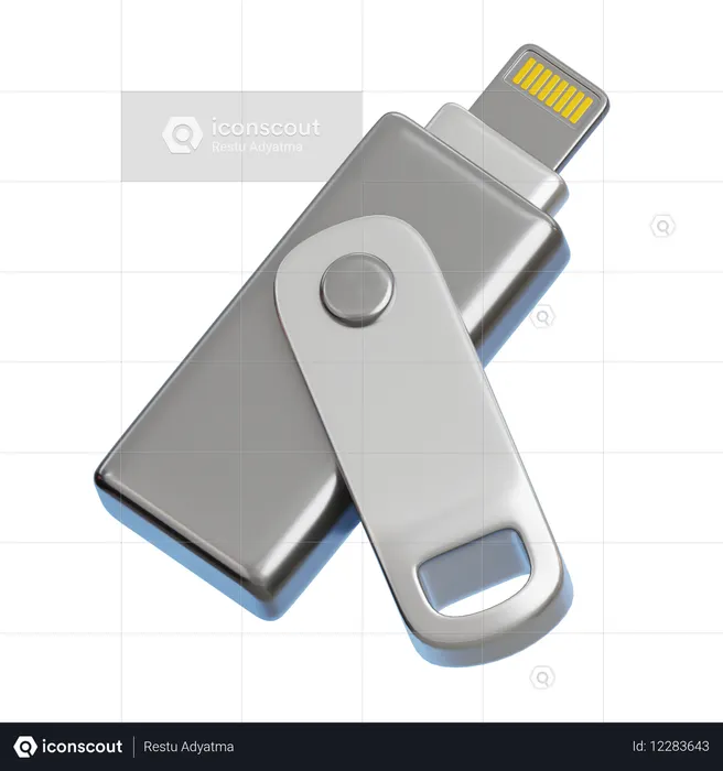 Pen drive  3D Icon