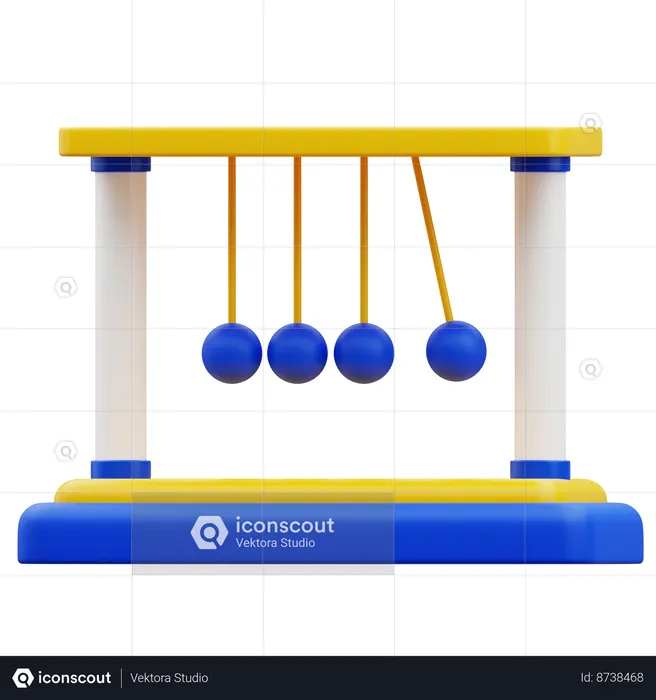 Pendulum Ball  3D Icon