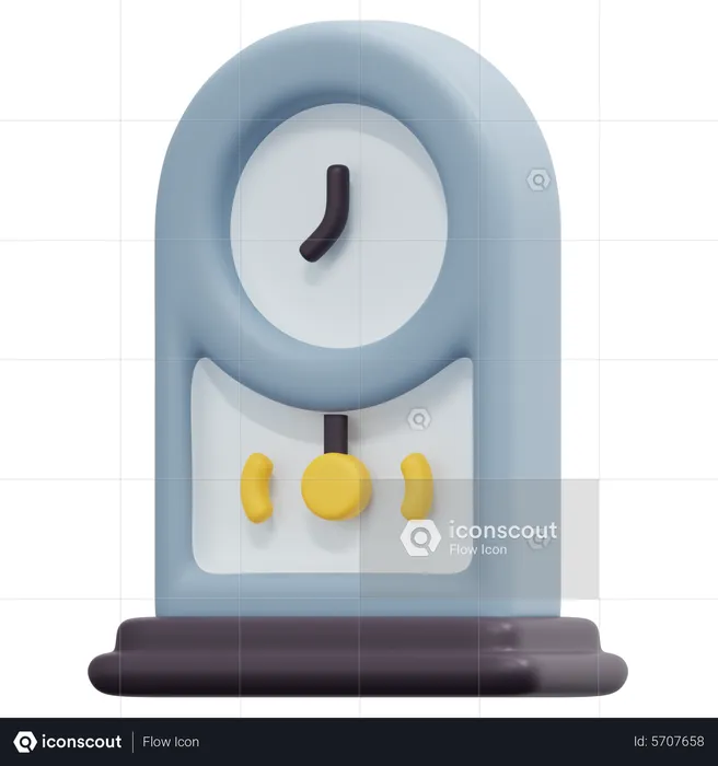 Pendulum Clock  3D Icon