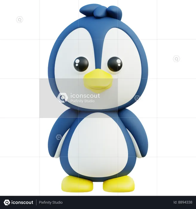 Penguin  3D Icon