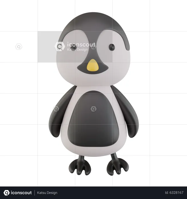 Penguin  3D Icon