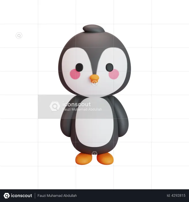 Penguin Emoji 3D Emoji